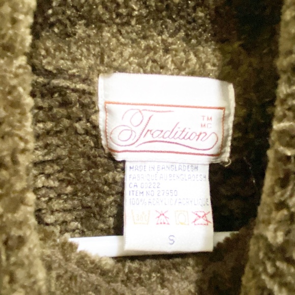 Tradition Super Soft Turtle Neck Long Sleeve Cable Knit Style Sweater Brown S/M - Picture 6 of 8